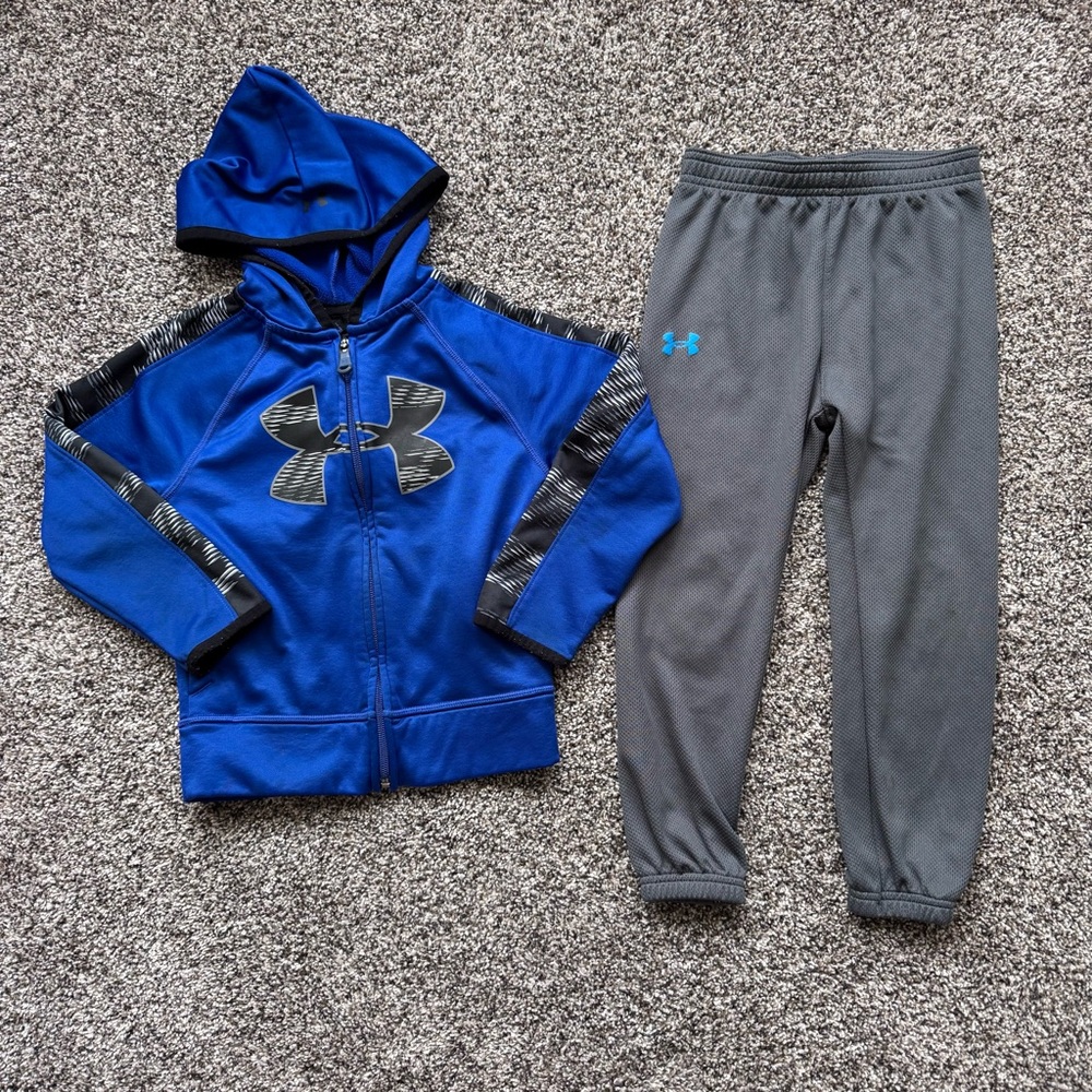 Under Armour Kids Blue and Gray Outfit